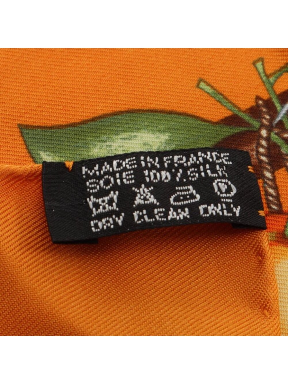 Hermes Scarf Petit Carre 45 Oranges Et Citrons Orange Silk - Picture 3 of 6